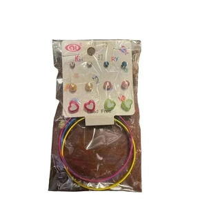 KIDS EARRINGS LEAD FREE WITH BRACELETS